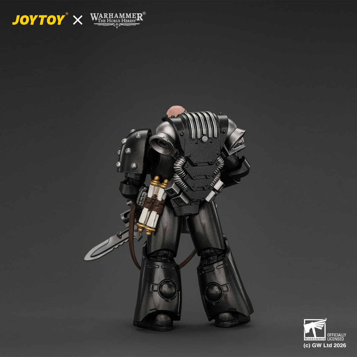 Iron Hands MkVI Tactical Sergeant with Bolter, Plasma Pistol & Power Sword