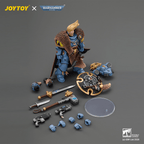 JOYTOY Warhammer 40K Space Wolves Wolf Guard Battle Leader with Master-crafted Power Weapon, Storm Shield, Thunder Hammer, Master-crafted Heavy Bolt Pistol & Plasma Pistol
