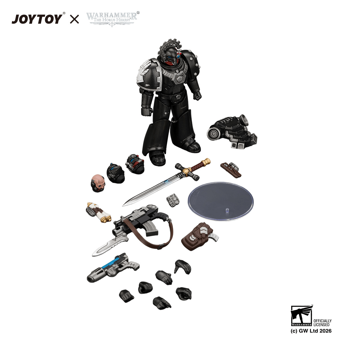 Iron Hands MkVI Tactical Sergeant with Bolter, Plasma Pistol & Power Sword