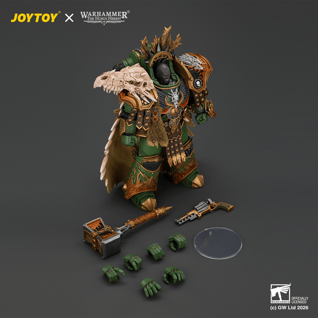 JOYTOY Warhammer The Horus Heresy – Salamanders Vulkan, Primarch of the XVIIIth Legion 1/18