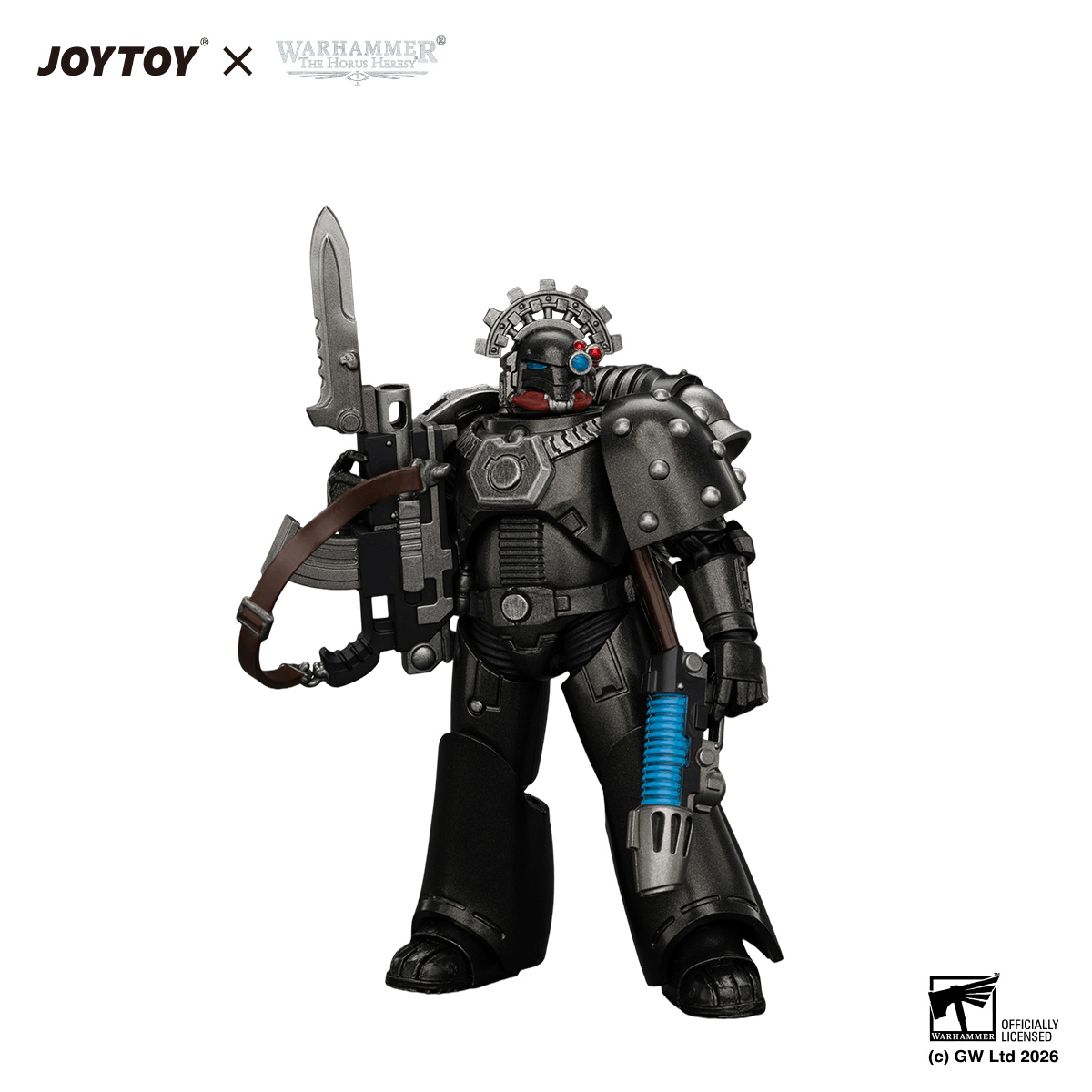 Iron Hands MkVI Tactical Sergeant with Bolter, Plasma Pistol & Power Sword