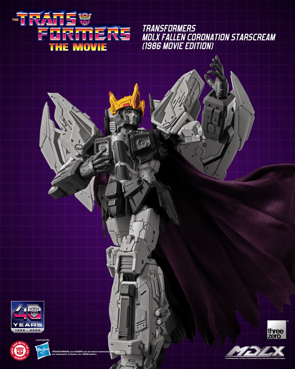 Transformers MDLX Fallen Coronation Starscream (1986 Movie Edition)
