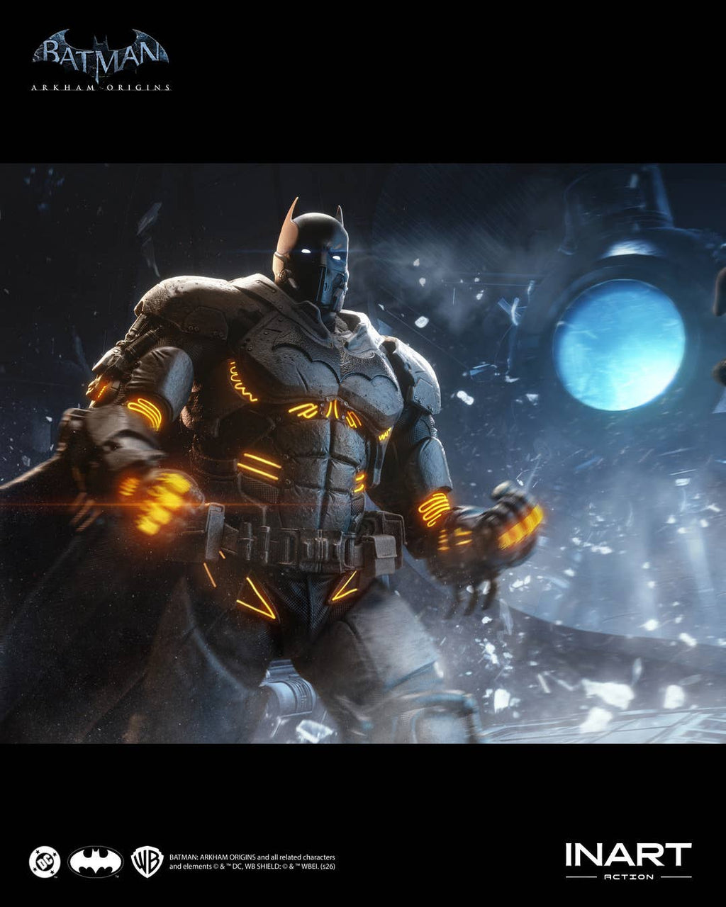 INART Action Batman: Arkham Origins: Batman (XE Suit) Action Figure