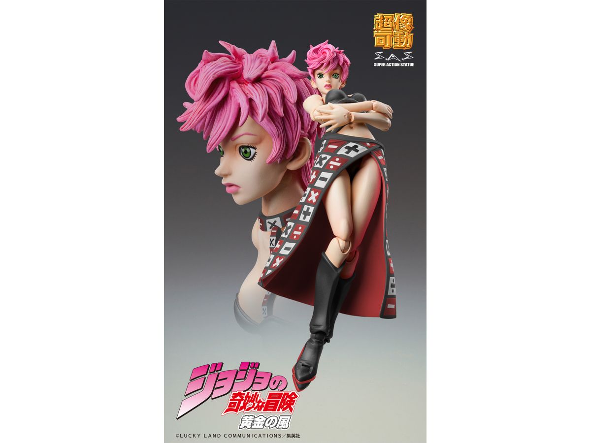 Super Action Statue Trish Una Ver.BLACK (JoJo's Bizarre Adventure Part 5)