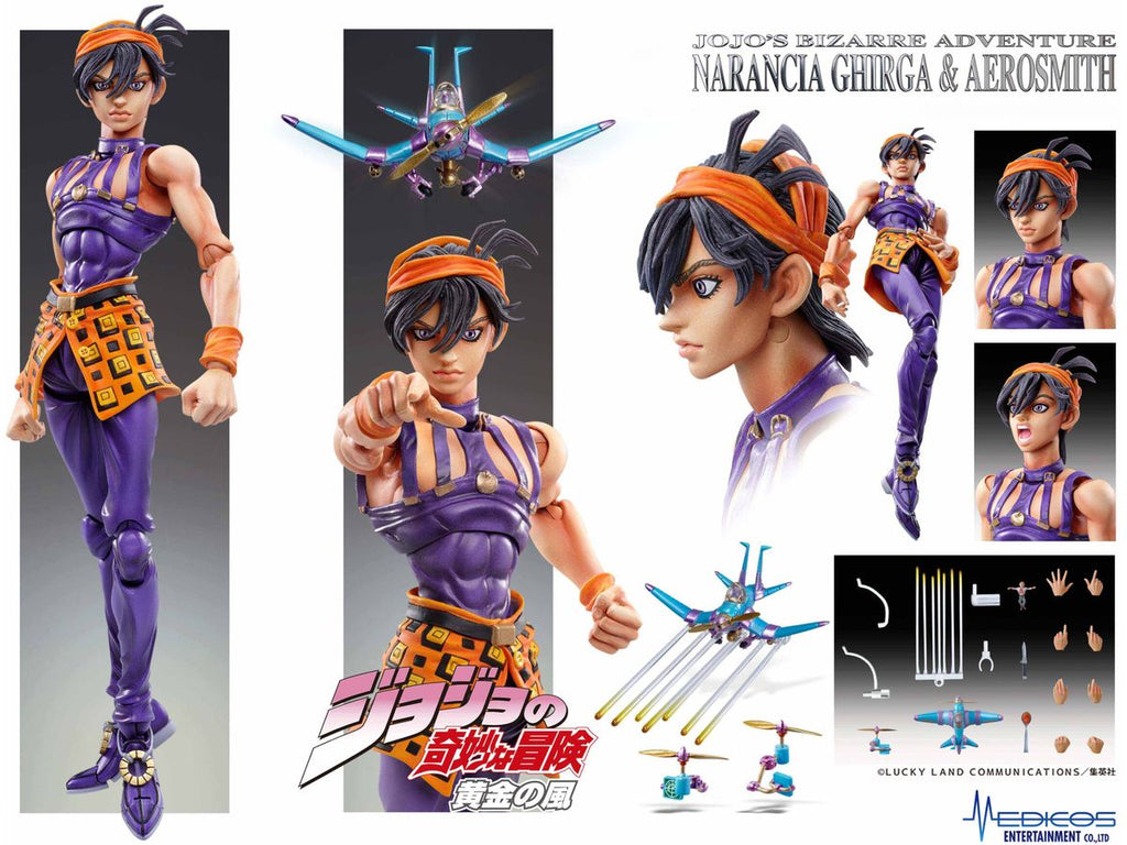 Super Action Statue Narancia Ghirga & AS (JoJo's Bizarre Adventure Part 5)