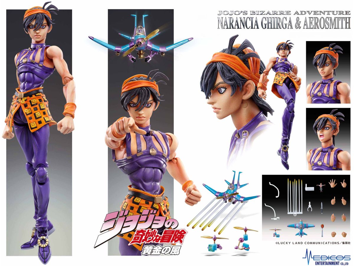 Super Action Statue Narancia Ghirga & AS (JoJo's Bizarre Adventure Part 5)